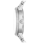 Michael Kors MK4370 Women’s Silver Dial Silver Stainless Steel Crystal MK Logo Watch