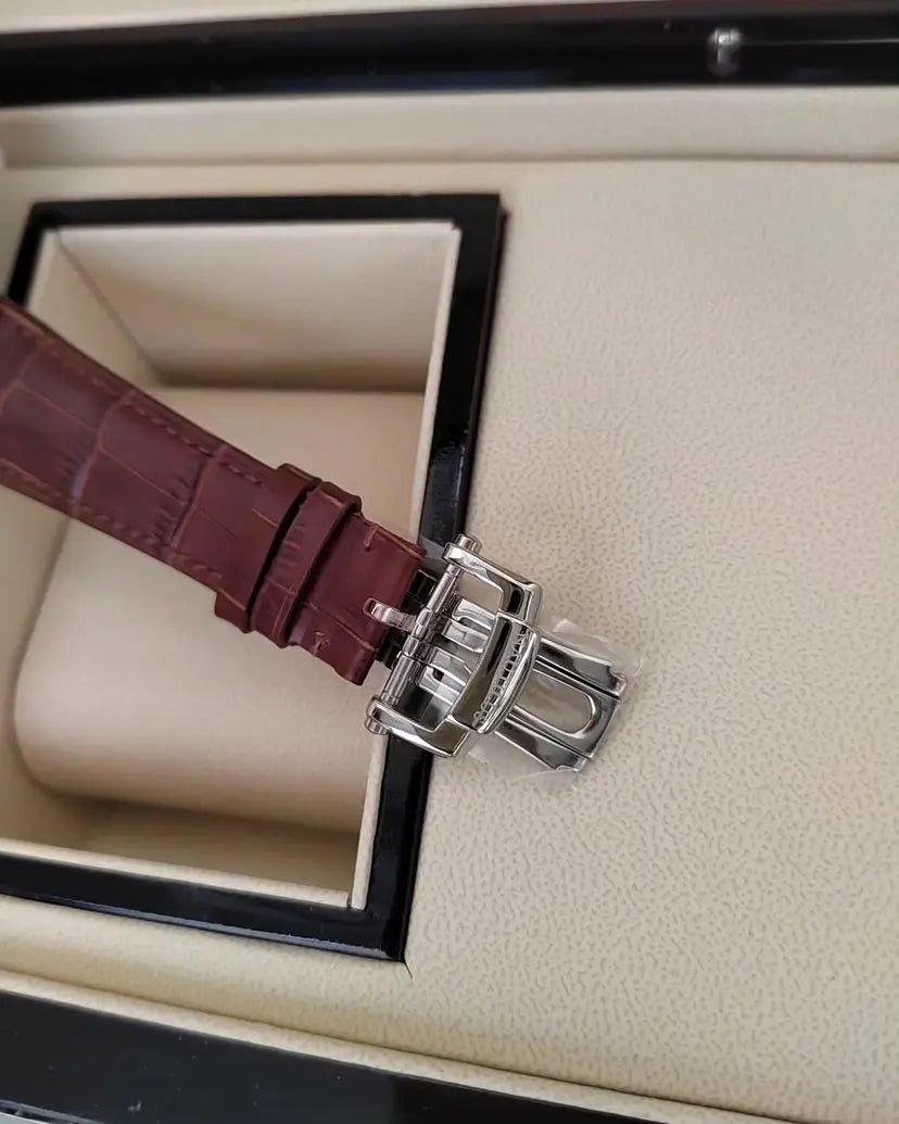 Patek Philippe Grande Complications – Silver Dial – Brown Leather Strap – Japanese Automatic Movement