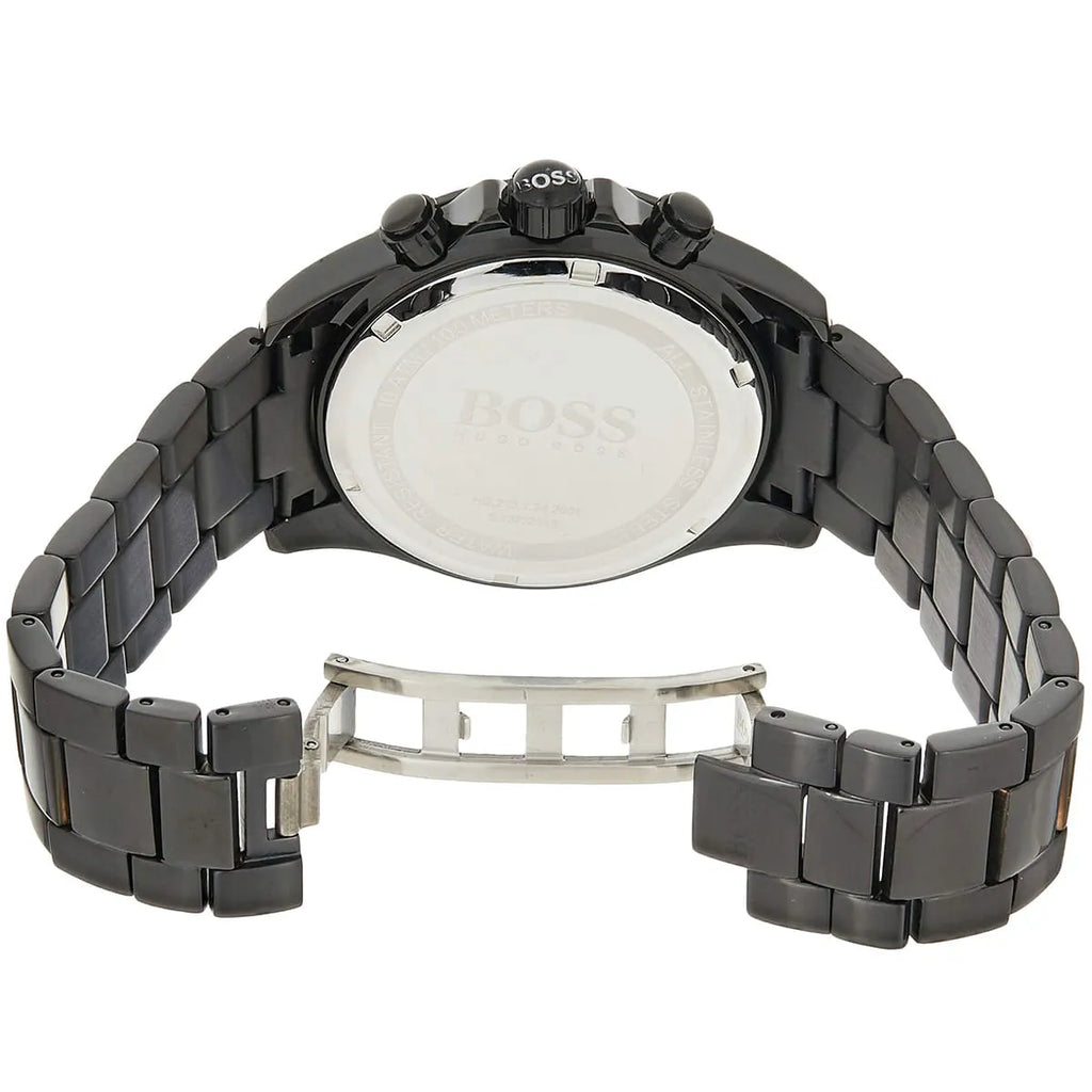 Hugo Boss Ikon 1512961 Black Ion-Plated Case Black Dial Black Metal Men's Watch