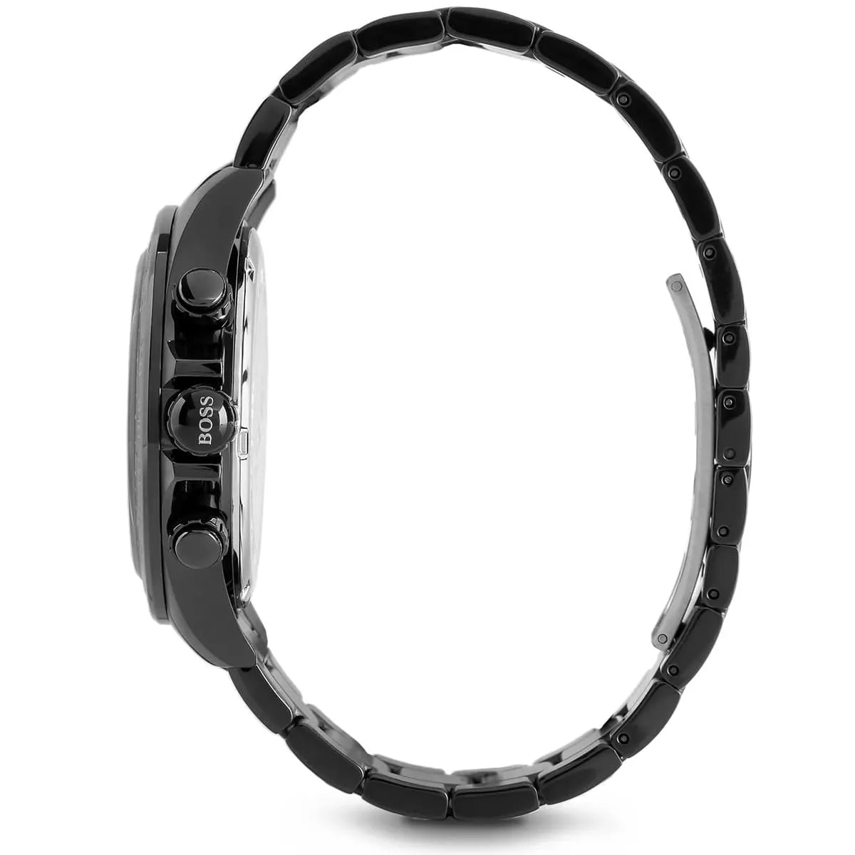 Hugo Boss Ikon 1512961 Black Ion-Plated Case Black Dial Black Metal Men's Watch