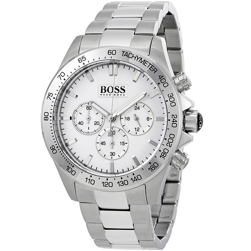 Hugo Boss Ikon 1512962 Silver Case Silver Dial Silver Metal Men's Watch