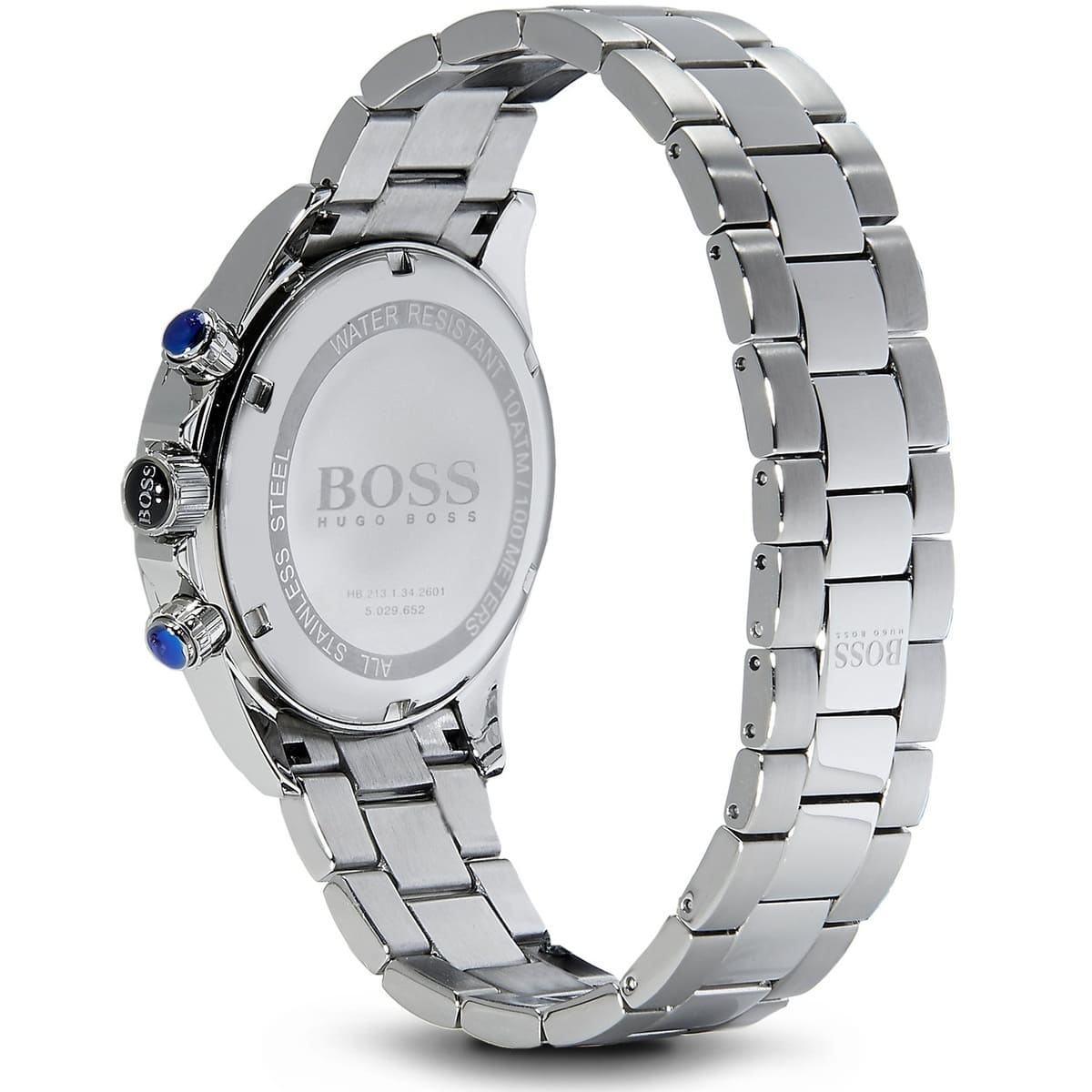 Hugo Boss Ikon Chronograph 1512963 Silver Case Blue Dial Men's Watch