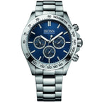 Hugo Boss Ikon Chronograph 1512963 Silver Case Blue Dial Men's Watch