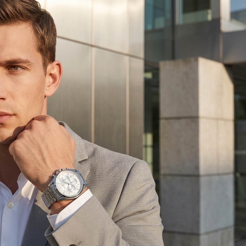 Hugo Boss Driver 1513039 Silver Case Silver Dial Silver Metal Men's Watch