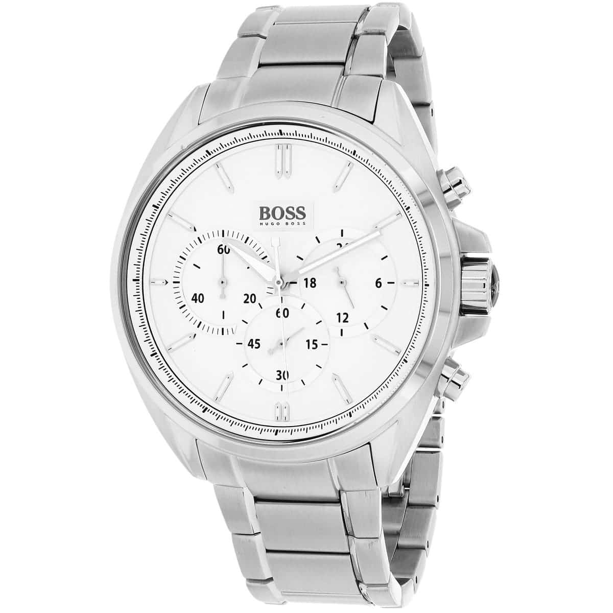 Hugo Boss Driver 1513039 Silver Case Silver Dial Silver Metal Men's Watch