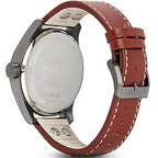 Hugo Boss Aeroliner Maxx 1513079 Gunmetal Case Black Dial Brown Leather Men's Watch