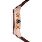 Hugo Boss Driver 1513093 Runner Rose Gold Case Brown Dial Brown Leather Men's Watch