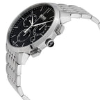 Hugo Boss Signature 1513267 Silver Case Black Dial Silver Metal Men's Watch