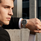 Hugo Boss Signature 1513267 Silver Case Black Dial Silver Metal Men's Watch