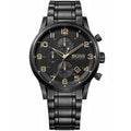 Hugo Boss Aeroliner 1513275 Black Ion-Plated Case Black Dial Men's Watch
