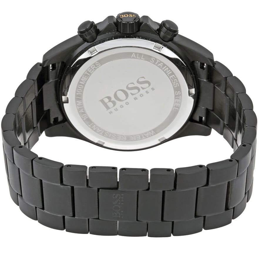 Hugo Boss Ikon 1513278 Black Ion-Plated Case Black Dial Men's Watch