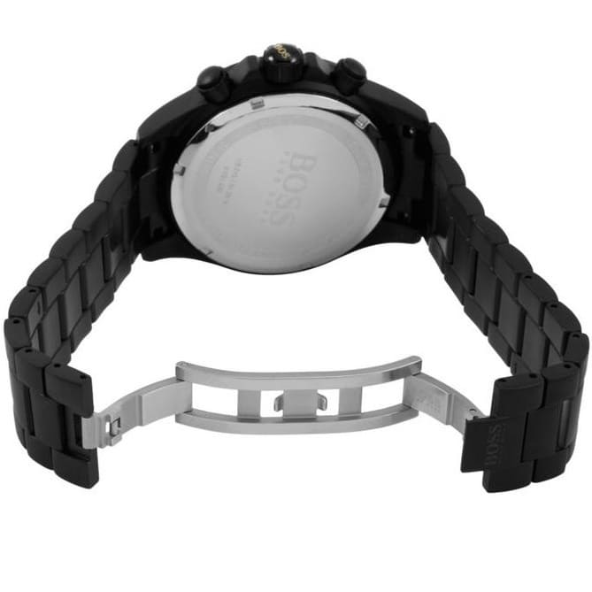 Hugo Boss Ikon 1513278 Black Ion-Plated Case Black Dial Men's Watch