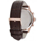 Hugo Boss Jet 1513281 Rose Gold Case Grey Dial Brown Leather Men's Watch