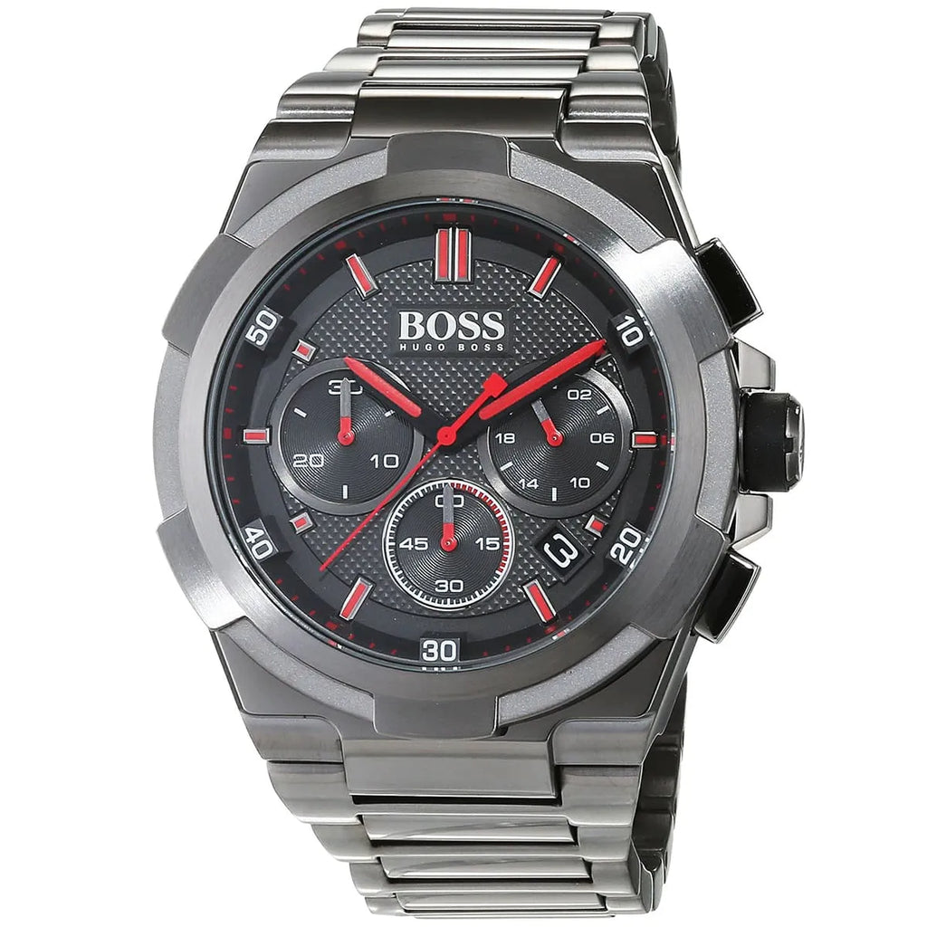 Hugo Boss Supernova 1513361 Gray Ion-Plated Case Gray Dial Men's Watch