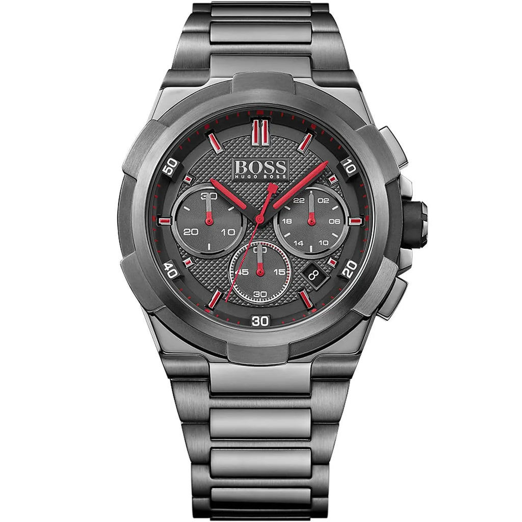 Hugo Boss Supernova 1513361 Gray Ion-Plated Case Gray Dial Men's Watch