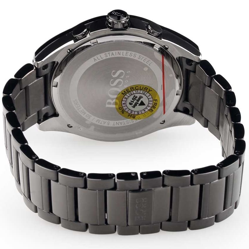 Hugo Boss Onyx 1513364 Gray Ion-Plated Stainless Steel Gray Dial Men's Watch