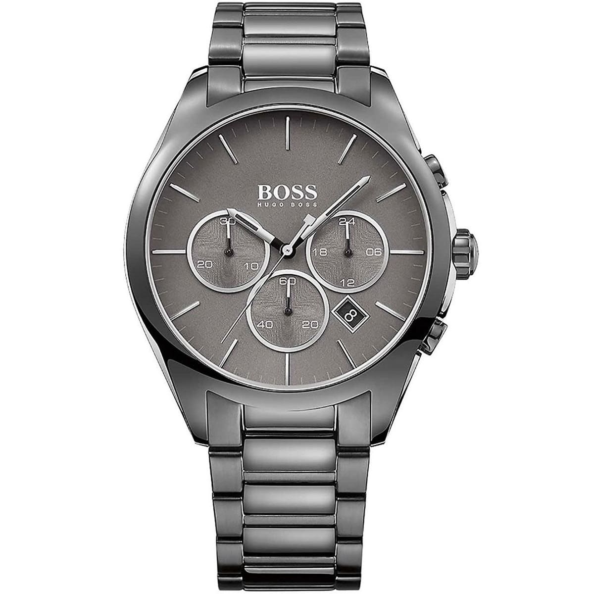 Hugo Boss Onyx 1513364 Gray Ion-Plated Stainless Steel Gray Dial Men's Watch