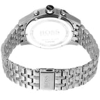 Hugo Boss Jet 1513383 Silver Case Black Dial Silver Metal Men's Watch