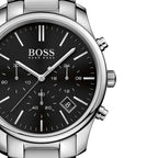 Hugo Boss Hero 1513433 Silver-Tone Black Dial Chronograph Men's Watch