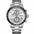 Hugo Boss Rafale 1513511 Silver Case Silver Dial Black Bezel Men's Watch