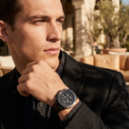 Hugo Boss Talent 1513590 Black Case Black Dial Black Leather Men's Watch