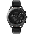 Hugo Boss Talent 1513590 Black Case Black Dial Black Leather Men's Watch