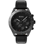 Hugo Boss Talent 1513590 Black Case Black Dial Black Leather Men's Watch