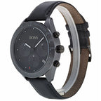 Hugo Boss Talent 1513590 Black Case Black Dial Black Leather Men's Watch