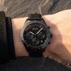 Hugo Boss Talent 1513590 Black Case Black Dial Black Leather Men's Watch
