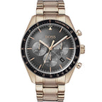 Hugo Boss Trophy 1513632 Rose Gold Case Gray Dial Rose Gold Metal Men's Watch