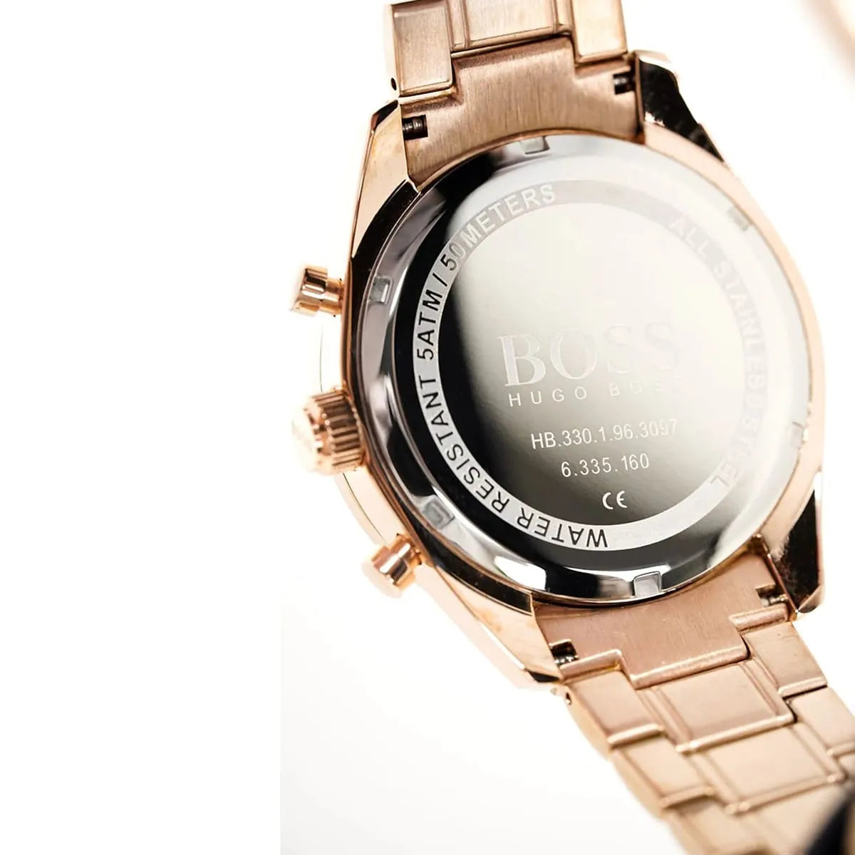 Hugo Boss Trophy 1513632 Rose Gold Case Gray Dial Rose Gold Metal Men's Watch