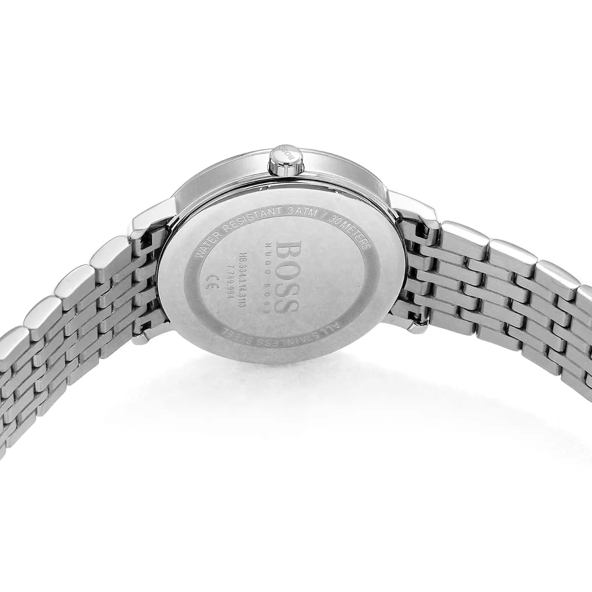 Hugo Boss Corporal 1513642 Small Seconds Blue Dial Men's Silver Watch