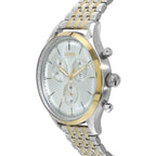 Hugo Boss Companion 1513654 Two-Tone Silver Gold Case Silver Dial Men's Watch