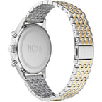 Hugo Boss Companion 1513654 Two-Tone Silver Gold Case Silver Dial Men's Watch