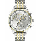 Hugo Boss Companion 1513654 Two-Tone Silver Gold Case Silver Dial Men's Watch