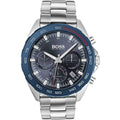 Hugo Boss Intensity 1513665 Silver Case Blue Dial Blue Bezel Men's Watch