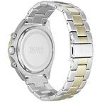 Hugo Boss Intensity 1513667 Two-Tone Silver Gold Case Blue Dial Men's Watch