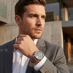 Hugo Boss Spirit 1513691 Silver Case Gray Dial Brown Leather Men's Watch