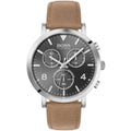 Hugo Boss Spirit 1513691 Silver Case Gray Dial Brown Leather Men's Watch