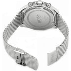 Hugo Boss Ocean Edition 1513701 Silver Case Black Dial Silver Mesh Bracelet Men's Watch