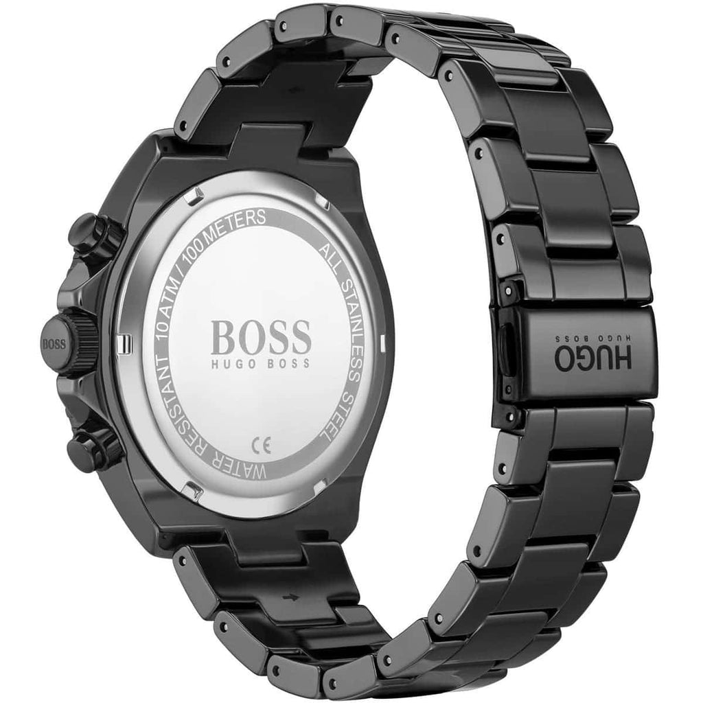Hugo Boss Ocean Edition 1513743 Black Case Blue Dial Black Metal Men's Watch