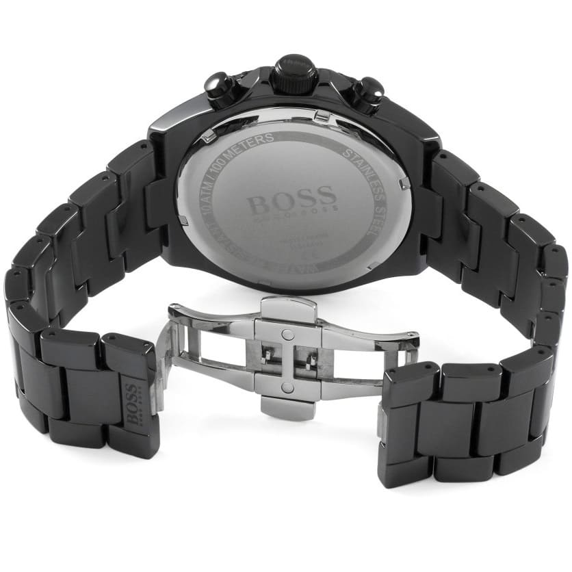 Hugo Boss Ocean Edition 1513743 Black Case Blue Dial Black Metal Men's Watch