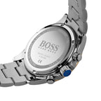 Hugo Boss Hero 1513757 Two-Tone Silver Rose Gold Case Black Dial Men's Watch