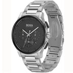 Hugo Boss Peak Chronograph 1513762 Silver Case Black Dial Men's Watch