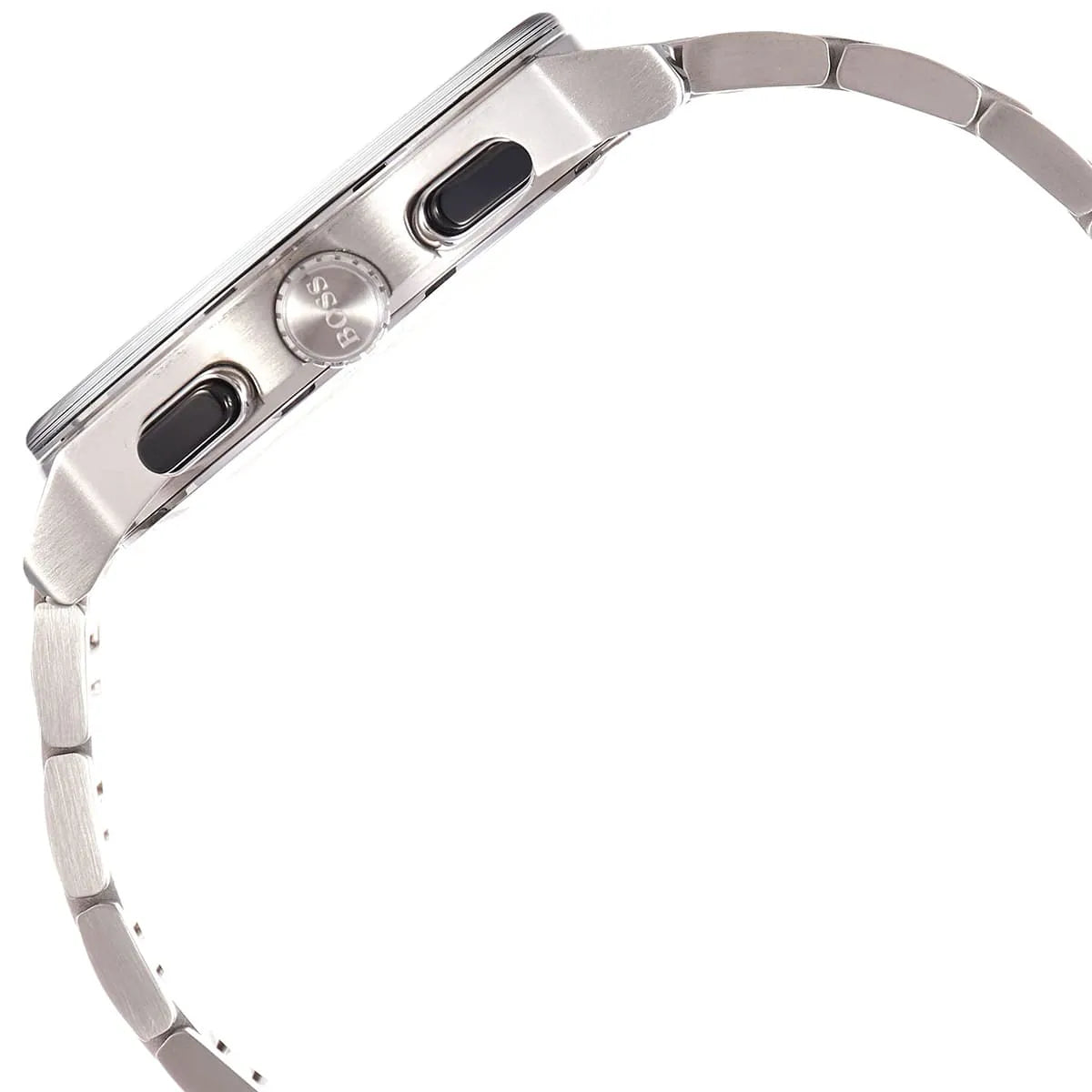 Hugo Boss Peak Chronograph 1513762 Silver Case Black Dial Men's Watch