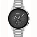 Hugo Boss Peak Chronograph 1513762 Silver Case Black Dial Men's Watch