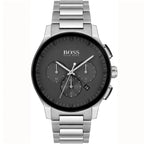 Hugo Boss Peak Chronograph 1513762 Silver Case Black Dial Men's Watch