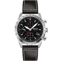 Hugo Boss Aero 1513770 Silver Case Black Dial Black Leather Men's Watch