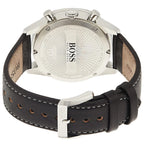 Hugo Boss Aero 1513770 Silver Case Black Dial Black Leather Men's Watch