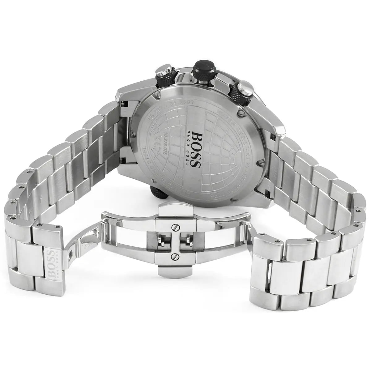 Hugo Boss Nomad 1513774 Silver Case Gray Dial Silver Metal Men's Watch